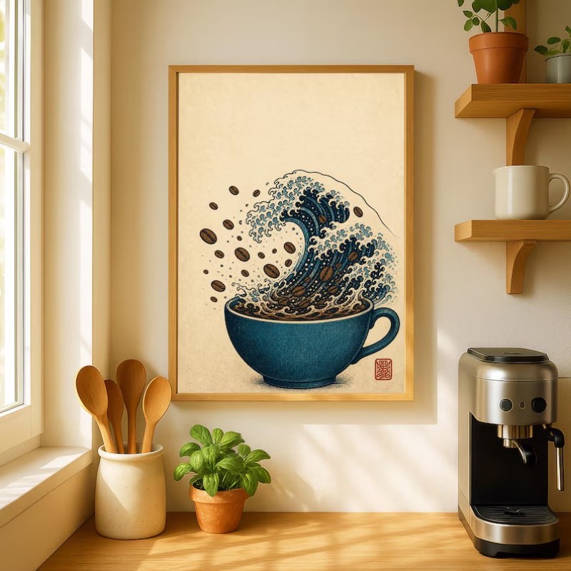 Affiche sur toile vintage japo - Japanese Food Lifestyle avis et prix