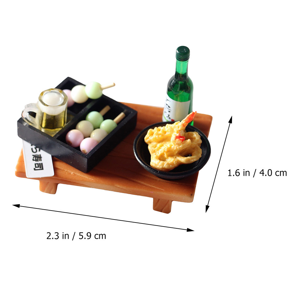 Ensemble décoratif réaliste de - Japanese Food Lifestyle avis et prix